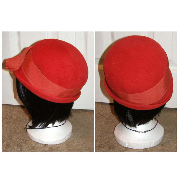 Vintage Strawbridge & Clothier Wool Cloche Hat main image 8